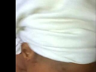 African Amateur Couple Pounds Doggystyle Right After Shower