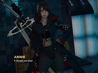 In Eternum hentai, the player explores part 2 featuring characters with big boobs engaging in various scenes.