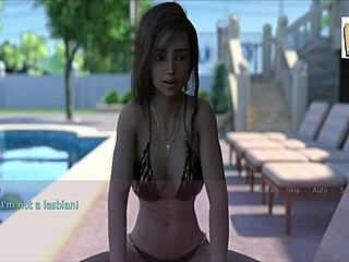 A wife and her stepmother play a game together at age 64