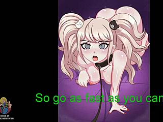 Junko enoshima from danganronpa engages in explicit hentai actions in rule 34 porn.