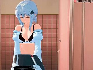 i watch koneko and xenovia's lesbian hentai action