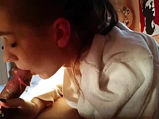 White Slit Loves Sucking That Dick!