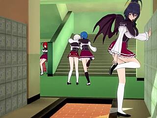 i watch koneko and xenovia's lesbian hentai action