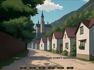 Tomboy Love In Hot Forge Hentai Game EP 3 Muscular Redhead Femdom Creampie