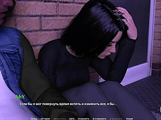 Pretty girl demonstrates acting skills in episode 39 of the game