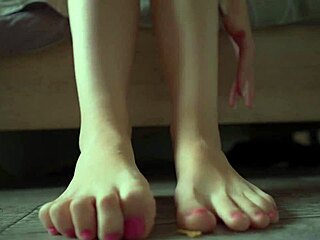 Giantess girlfriend vore you on valentines day with wet shaved pussy