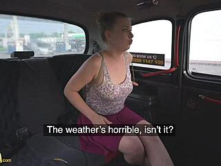 Fake Taxi: Hot Russian Lucy Heart Tastes Cabbie's English Sausage in Public