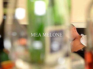 hair pulling & double penetration makes submissive maid mea melone cum