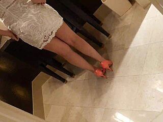 Hot Model Drops Dress In Hotel Photoshoot