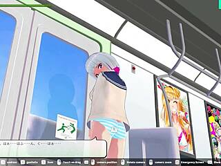 hentai girl blows in elevator creampie