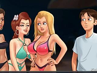 blond cheerleader fucked on beach by big dick football player