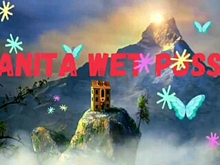 anita's feeling wet for some reason in this homemade video