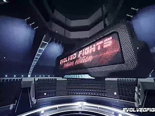 cheyenne jewel dominates miss demeanor in rough wrestling