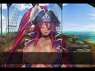 Elise h in pirate-booty bukkake buccaneer scene 5 with anal and blowbang