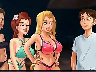 blond cheerleader fucked on beach by big dick football player