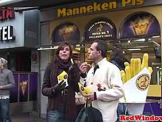 Real Amsterdam Hooker Sucks and Gets Pounded Hard