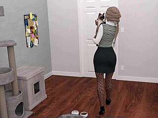 redhead college babe rides big cock in 3d cartoon knockout master 16