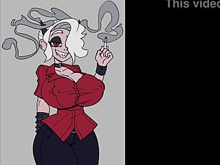 Helltaker Zdrada: Blonde Monster Fucks Big Ass and Tits in Hentai Slideshow