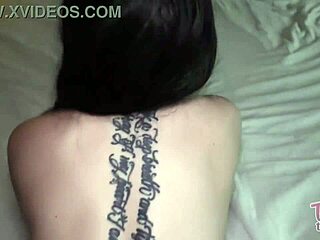 Rebel inked Lily offers lodging to Seth Brogan in a quickie encounter.