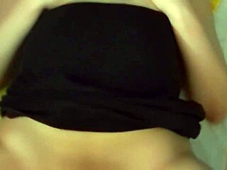 an amateur teacher gives blowjob and gets creampie