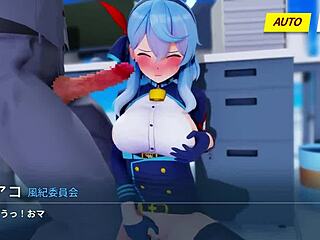 Explore Ako Onanie in this 3D animated hentai series