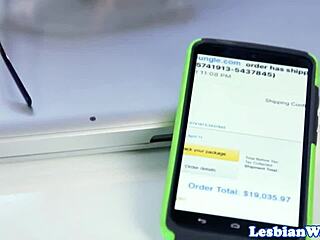 Lesbo Babes Lick Pussy Under Table Secretly