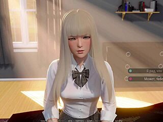 Cute Cartoon Student Dances for Teacher in 3D Gameplay