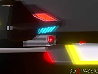 3D DICKGIRL ANDROID RIDES HOT WOMAN IN SPACE