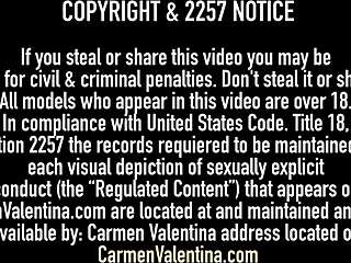 hot maids carmen valentina tease in lingerie