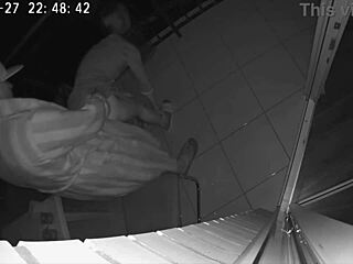 cheating wife and friend bang hard on hotel balcony