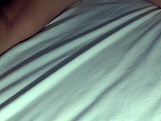 giving a relaxing massage to my wife at home after a long day