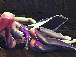 Makai Kishi From Taimanin Asagi 3 Fuck Her Tight Little 18+ Pussy In Spooning Pose Hard To Make Her Orgasm On A Floor - 3D SFM Animation With Creampie Spooning Fucking Posing Cum Ass Big Tits Porn In 3D Hentai Boobs!