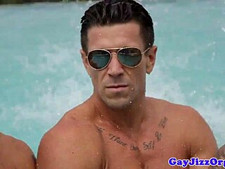 Orgy Loving Hunks In Hardcore Outdoor Fun