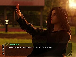 Stunning Brunette Discusses Taboo Old Days In Hentai Game