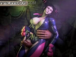 Horny Fighters Strip Naked And Fuck In 3D Hentai Anime