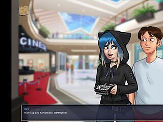 Summertime saga 119 featuring big tits in cartoon hentai