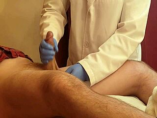 Urologist Sessions Part 2: Roleplay Massage Therapy with Hand Techniques and Amateur Touches