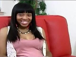 College student gets facial cumshot for the first time!