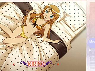 i play kurusu kanako strip arkanoid gameplay with ripped clothes