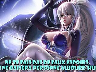 Weiss dominates in RWBY hentai with femdom denial and CBT instructions