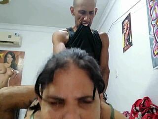 Not Sister Gives Super Blowjob To Stepfather In Homemade Latina Muff Diving Scene.