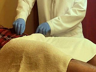 Urologist Sessions Part 2: Roleplay Massage Therapy with Hand Techniques and Amateur Touches
