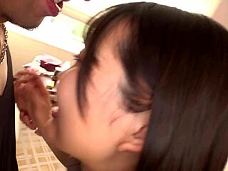 Tall Japanese Babe with Perfect Ass in Hentai Action. Sensitive Patissier Shakes with Desire in Raw Anime Sex Scene.