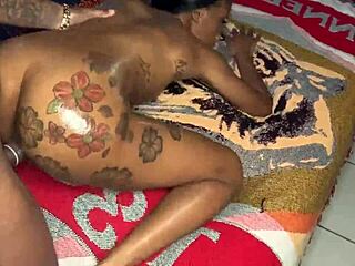 Mini stallion pounds slut's big ass and pussy in sex theater till cumshot!