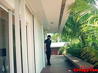 Teen Girl Next Door Rides Rough in Cowgirl