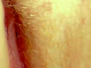 ASMR close-up of perfect redhead pussy licking to orgasm