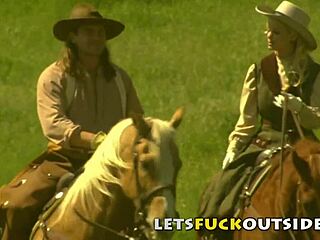 Smashing cute brunette with big boobs in wild public car sex