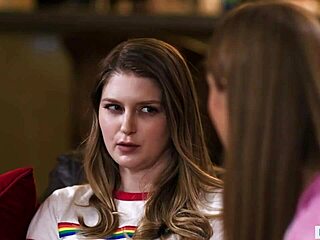 Those huge tits cyclists are getting turned on licking each other