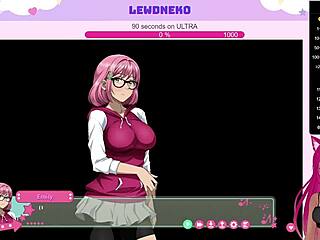 Vtuber Lewdneko Plays Futanari Creampie Game