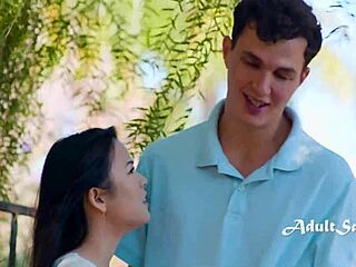 Petite Asian Teen 18+ Lulu Chu Sneaks Boyfriend In For Intense Quiet Fuck!